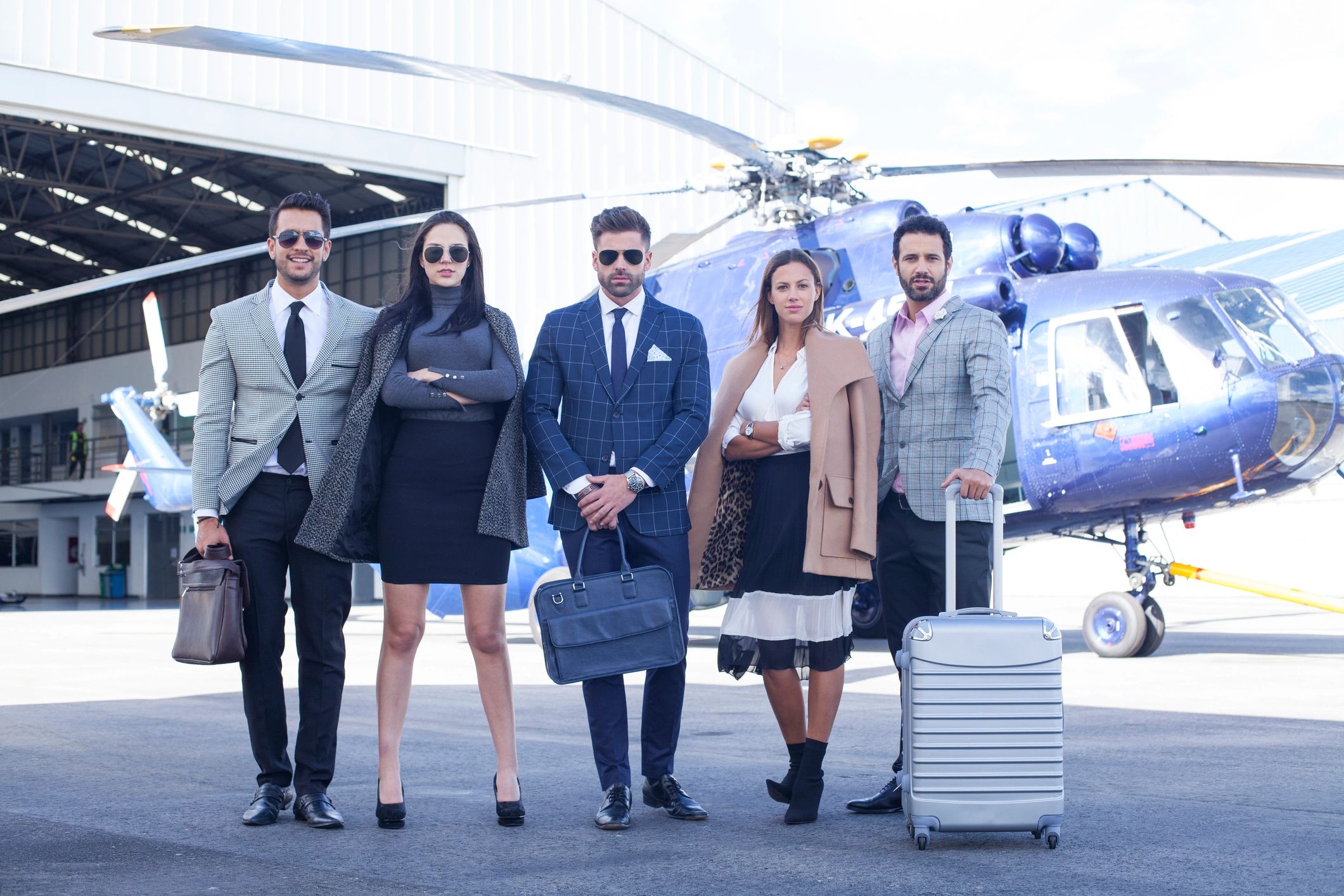 Happy couple on luxury travel experience